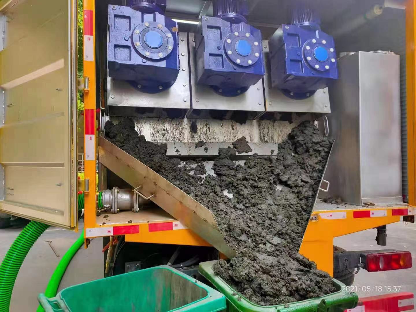 大安化粪池清掏城市维护站-泥浆净化干湿分离处理